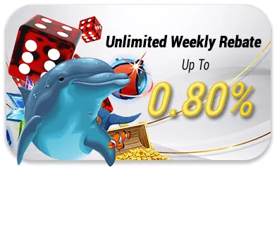 Unlimited Weekly Cash Rebate Slot Games 0.40-0.80%